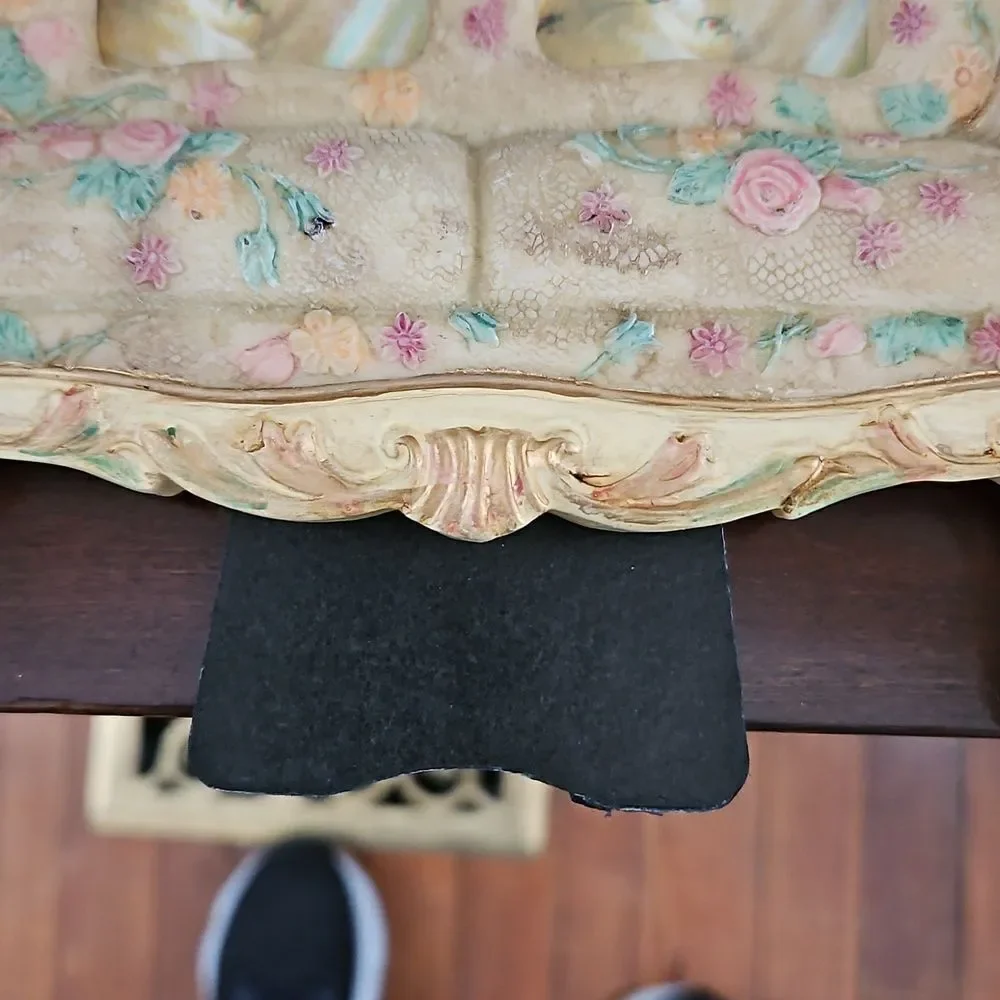 Vintage Ceramic Floral Sofa Photo Frame